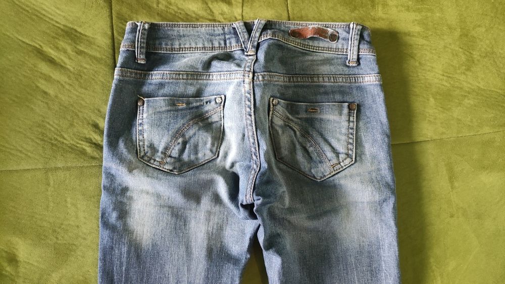 Дамски сини дънки