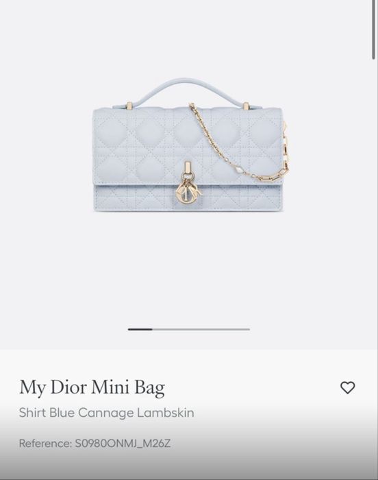 Dior сумка новый цвет 2026г