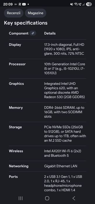 Vand laptop HP 470 G7