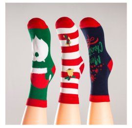 Новогодний подарочный носки
