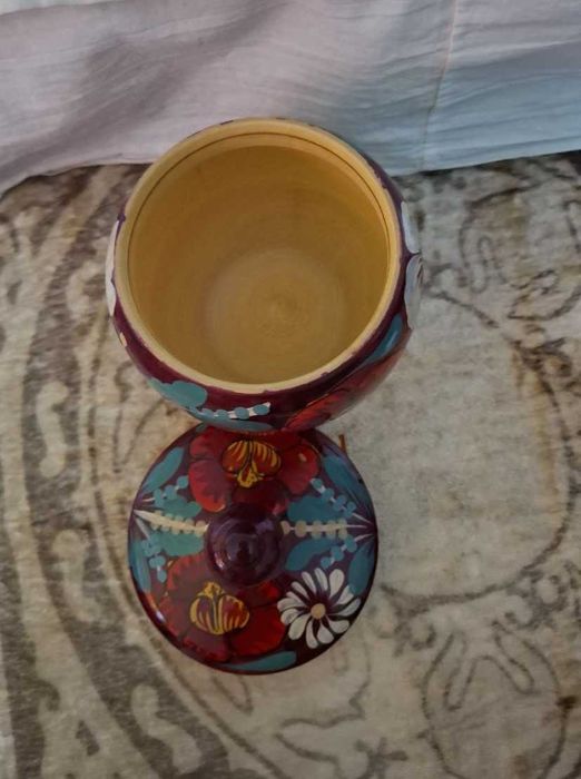 Кувшин деревянный Хохлома