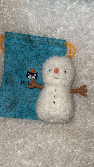 Jellycat snowman limited edition плюшена играчка