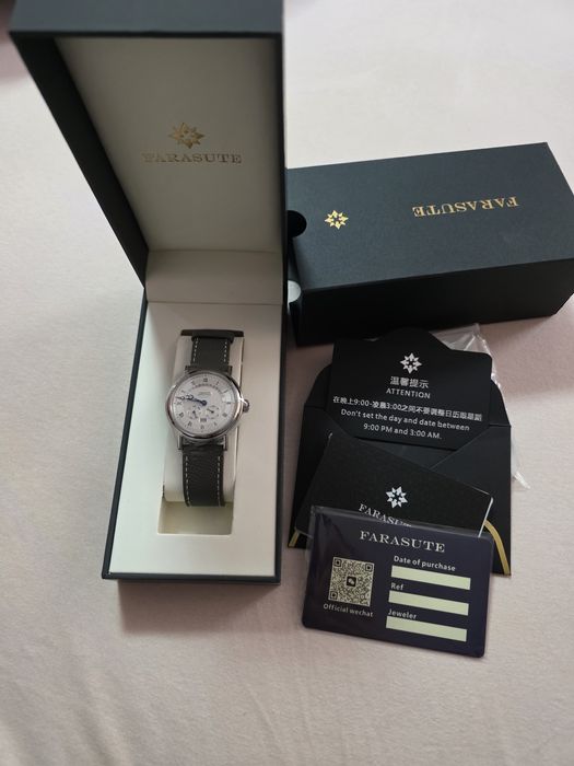 FARASUTE Ceas automat bărbătesc 38mm mecanic safir