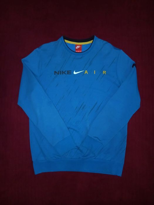 Мужской синий свитшот от бренда "Nike" из коллекции Air.