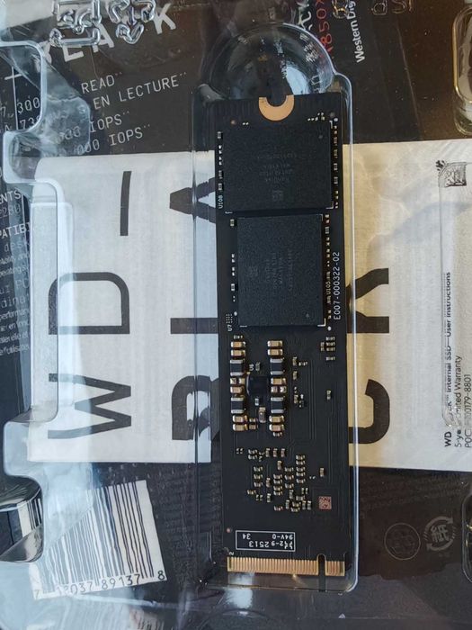 НОВ ! Western Digital Black SN850X 4TB PCIe 4.0 NVMe