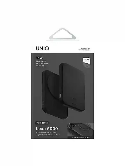 UNIQ Lexa 5000mAh Lyden Series — Magnetic Wireless Power Bank
