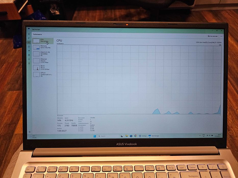 Лаптоп ASUS Vivobook 15.6" i7 1255u 16GB RAM Windows 11
