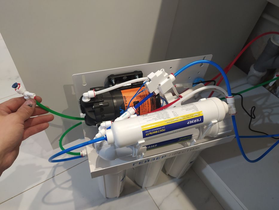 Установка Фильтора для воды.