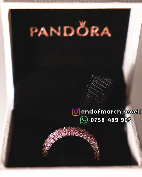 Inel Pandora Timeless Pave rose gold