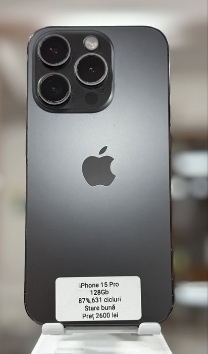 iPhone 15 Pro Pret 2850 lei