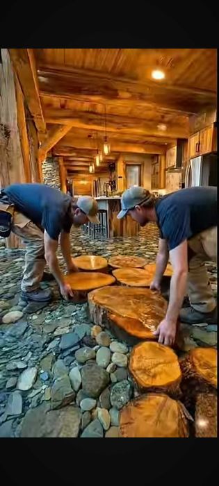 Полы декоративные