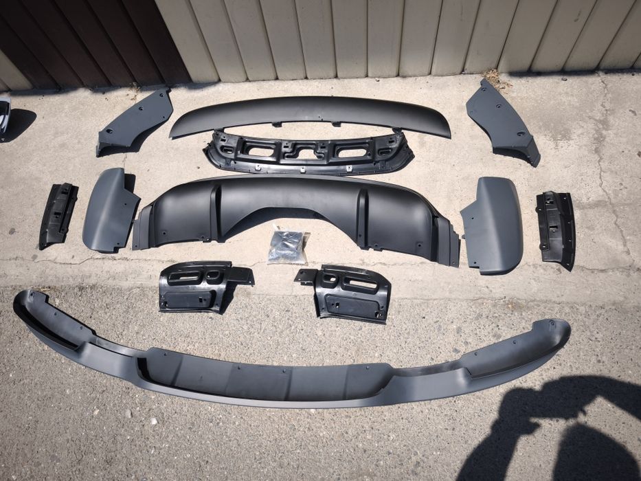 BMW X5 E70 рестайлинг губа диффузор