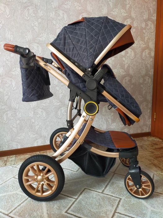 Коляска 2в1 люлька, прогулочная