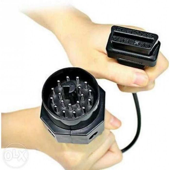 Кабел-преходник BMW 20 pin мъжки към 16 pin OBD2 гр. София Младост 4 ...