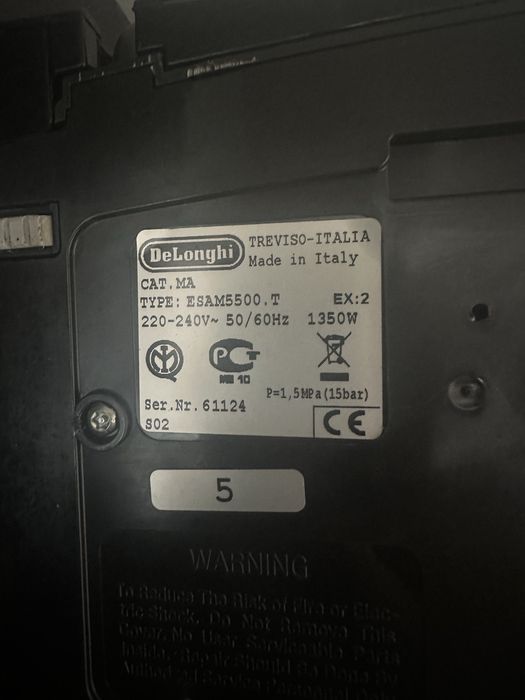 Vand espressor DeLonghi Esam5500.T