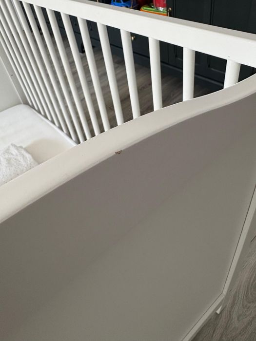 Patut bebe ikea alb SMAGORA