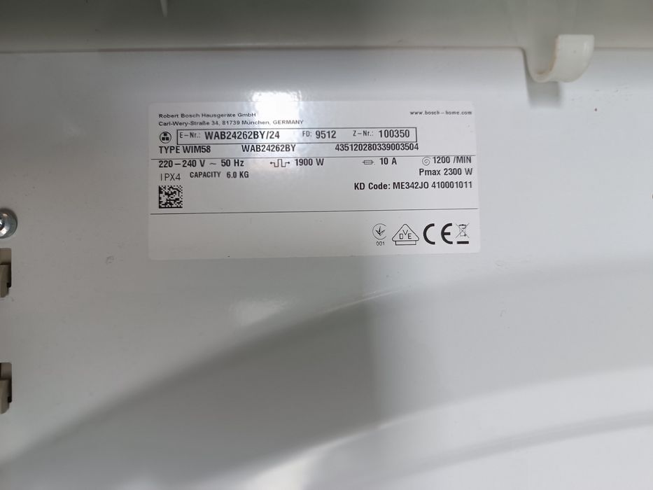 Masina de spalat Bosch, Samsung
