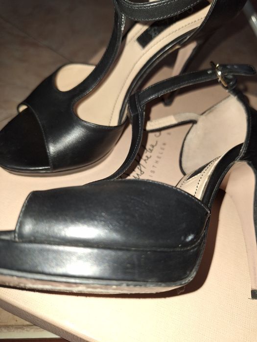 Sandale negre Musette,mărime 36,5