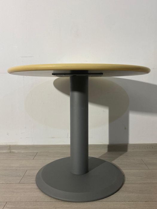 Masă Rotundă 90 cm, Structură Metal; Masă Lucru Birou