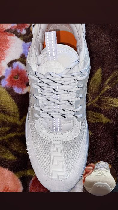 Balenciaga track black 43 full box/ Versace Chain reaction 43 fullbox