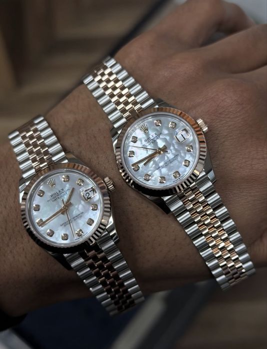 Rolex Date-Just 31 Everose Mother of Pearl Dial