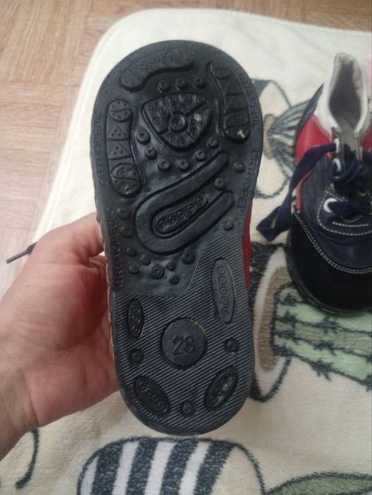 Детские ботинки для плоскостопия, размер 28, стелька 50 тысяч