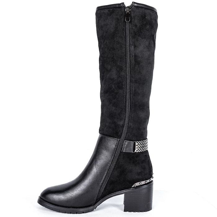 Дамски ботуши с велур