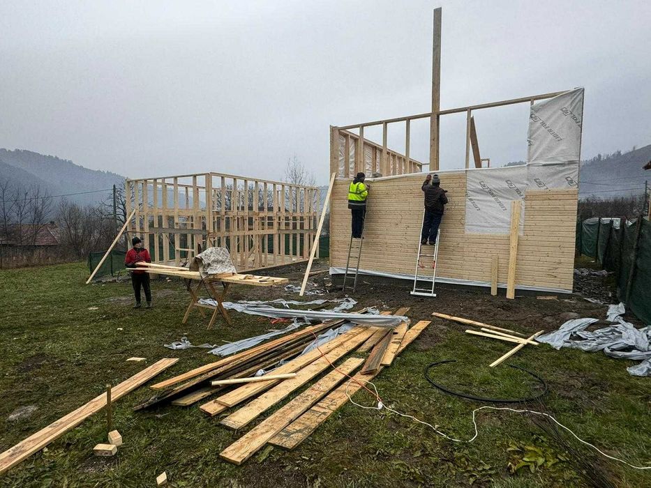 Construim Case si Cabane stil A-Frame din structura de lemn