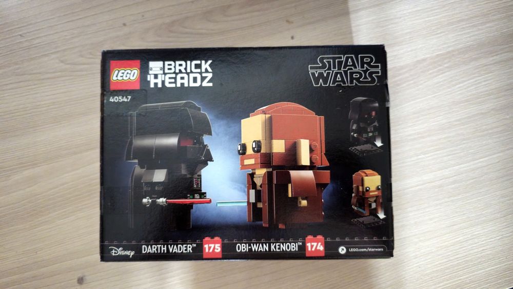 Конструктор LEGO BrickHeadz Star Wars: Obi-Wan Kenobi & Darth Vader (4