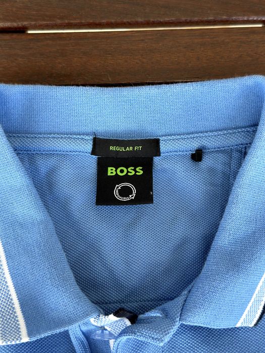 Мъжка тениска с яка HUGO BOSS (Paddy) - размер L, Отлично състояние