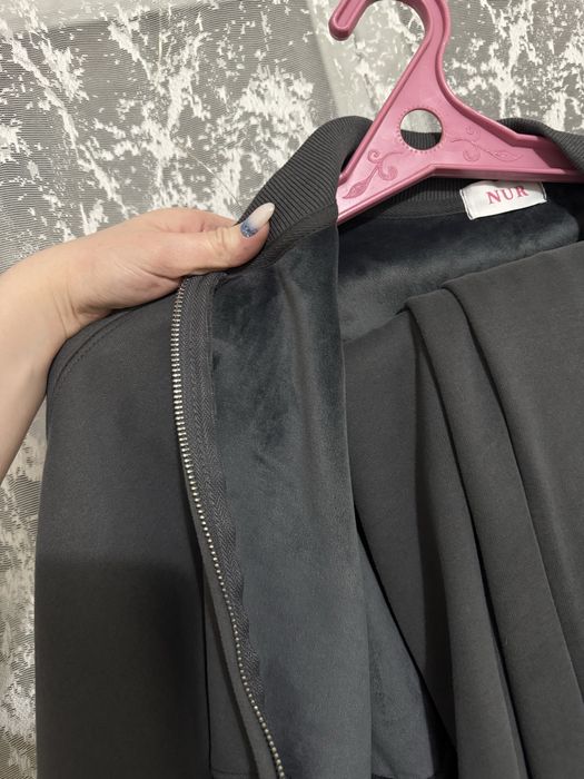 Двойка на флисе цвет графит