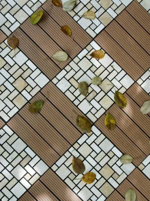 ДЕКИНГ плочка - настилка, декинг - 30х30х2,2 см