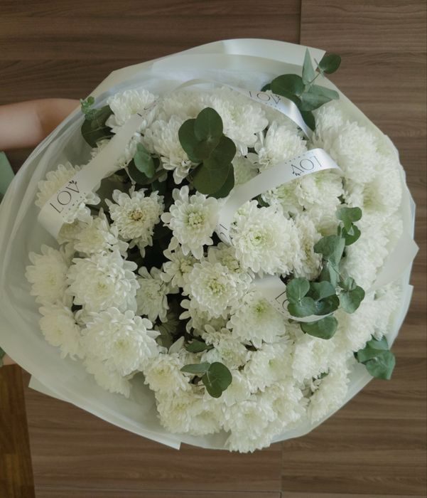 Цветы хризантема букет