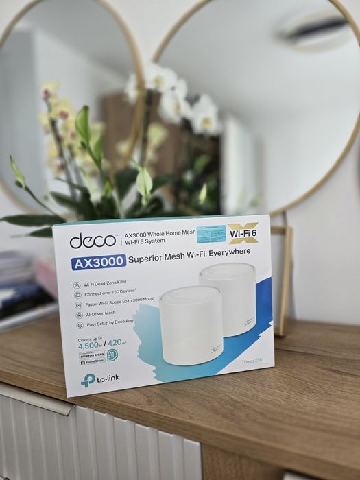 Router nou Mesh TP-Link Deco X50 AX3000 Wi-Fi
