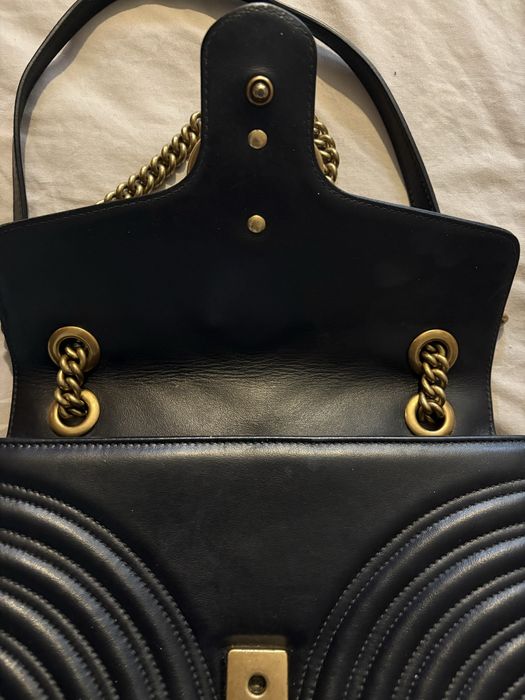 Оригинална Gucci GG Marmont – Черна естествена кожа