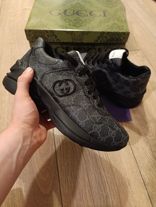 Sneakers Gucci Rhyton - Monogram Black