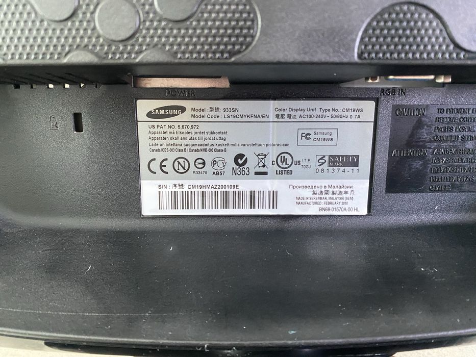 Монитор самсунг 19 дюймов