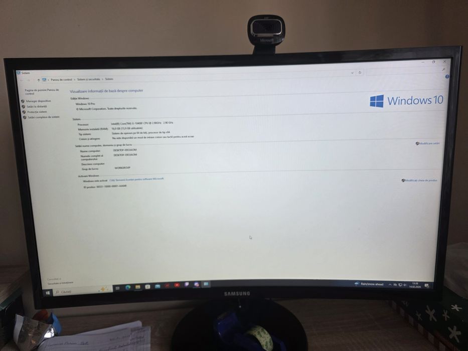 Vand pc unitate +monitor