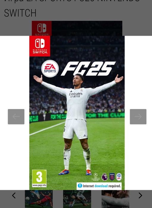 ФИФА 2025 за Nintendo switch
