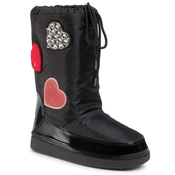 LOVE MOSCHINO № 35/36 – Дамски кожени апрески "LOVE YOU" нови етикети