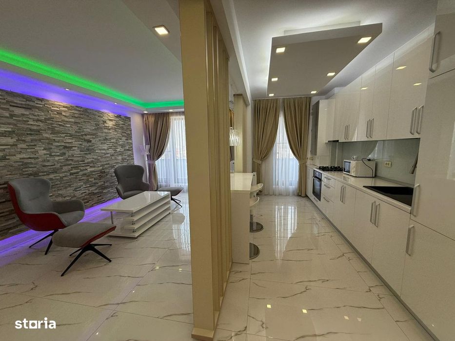 Apartament cu 3 camere, mobilat si utilat LUX