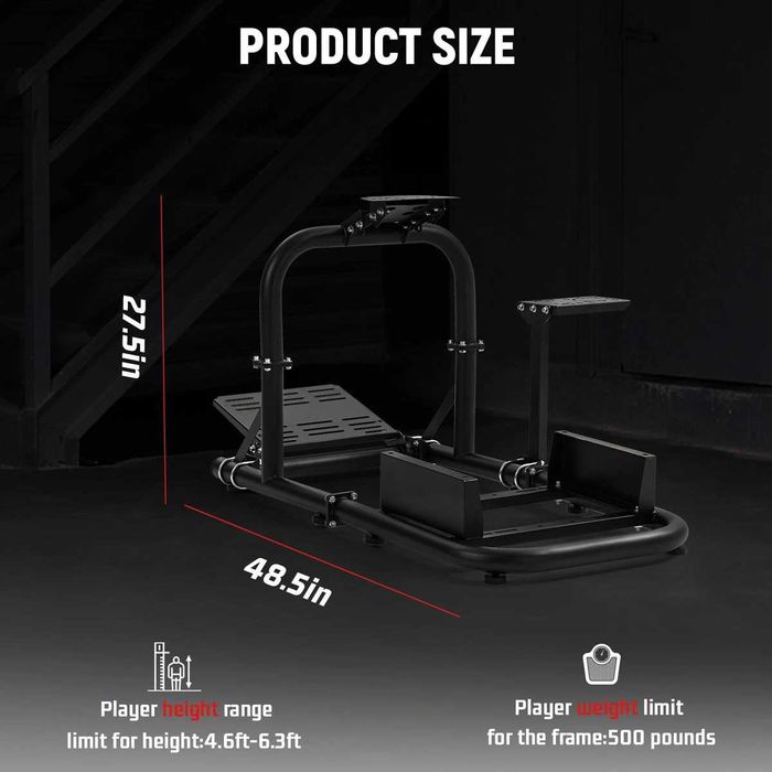 Ново! Стойка за волан, педали и лост/Sim racing cockpit