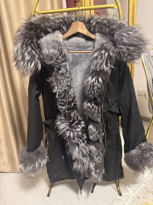 Haina blana naturala vulpe