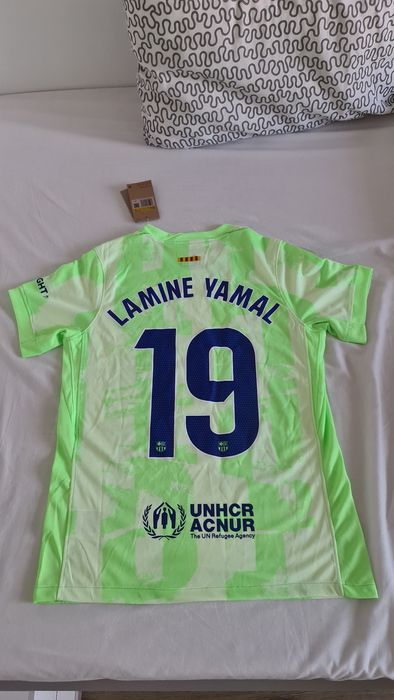 Tricou fotbal nike barcelona lamine yamal