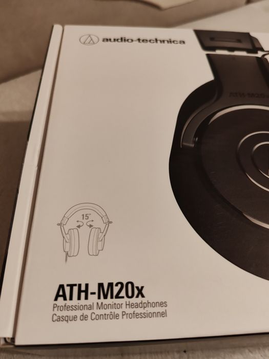 Căști  cu fir Audio-Technica ATH-M20x – stare impecabilă