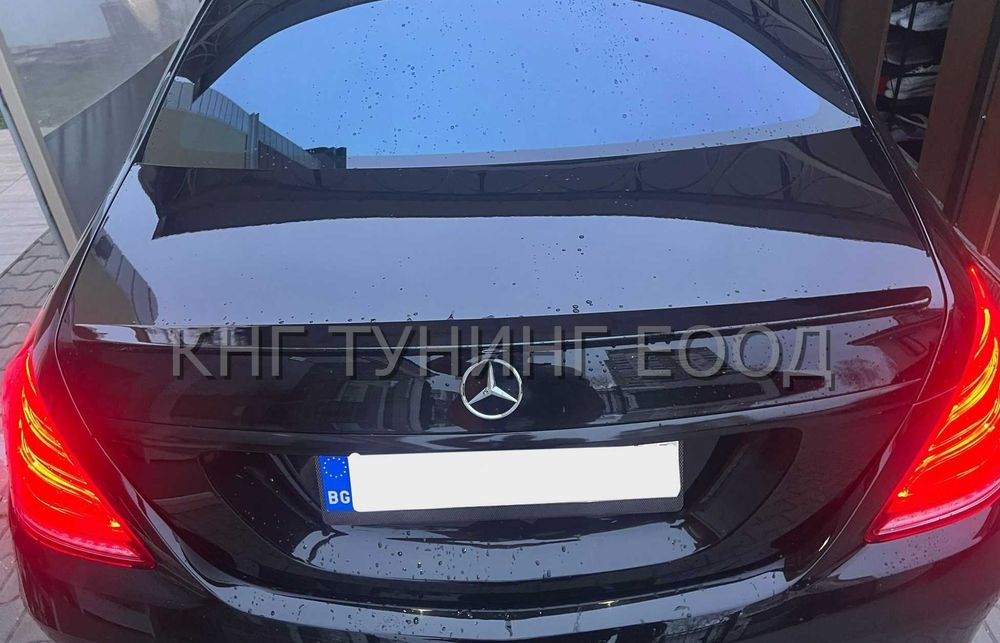 Амг спойлер за багажник за мерцедес в222 с класа / mercedes s w222