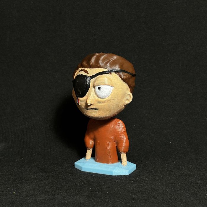 Rick si Morty figurina 3D