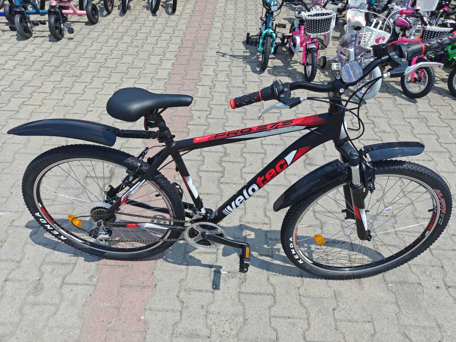 PA Алуминиев велосипед 27.5" PRO черен/червен