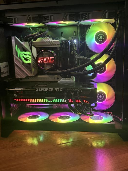 Мощен компютър/ I9 13900KS/Водно/64GB/RTX 3090 24GB/2TB SSD