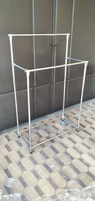 Вешалка гардеробная. 80 кг нагрузка. Вешилка вишилка размерла бор